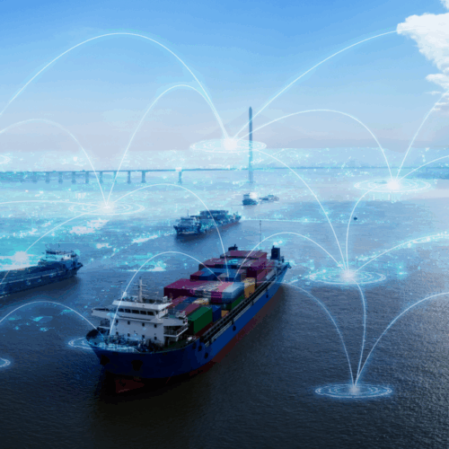 How does a shipping service support high-volume transport needs?